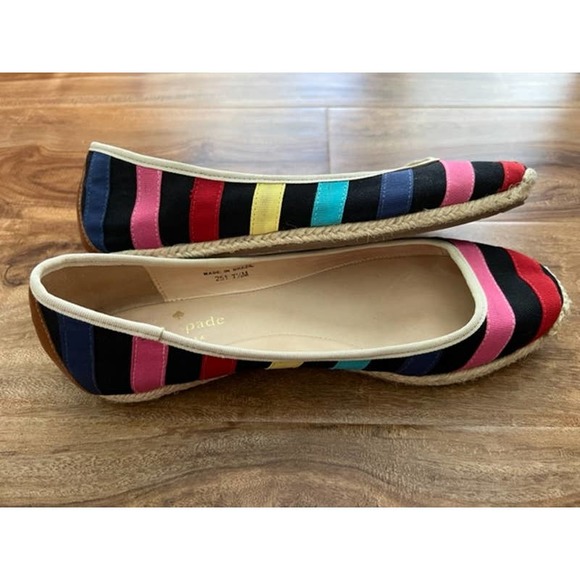 kate spade Shoes - Kate Spade Women's Viva Striped Espadrilles Ballet Flats- Size 7.5M